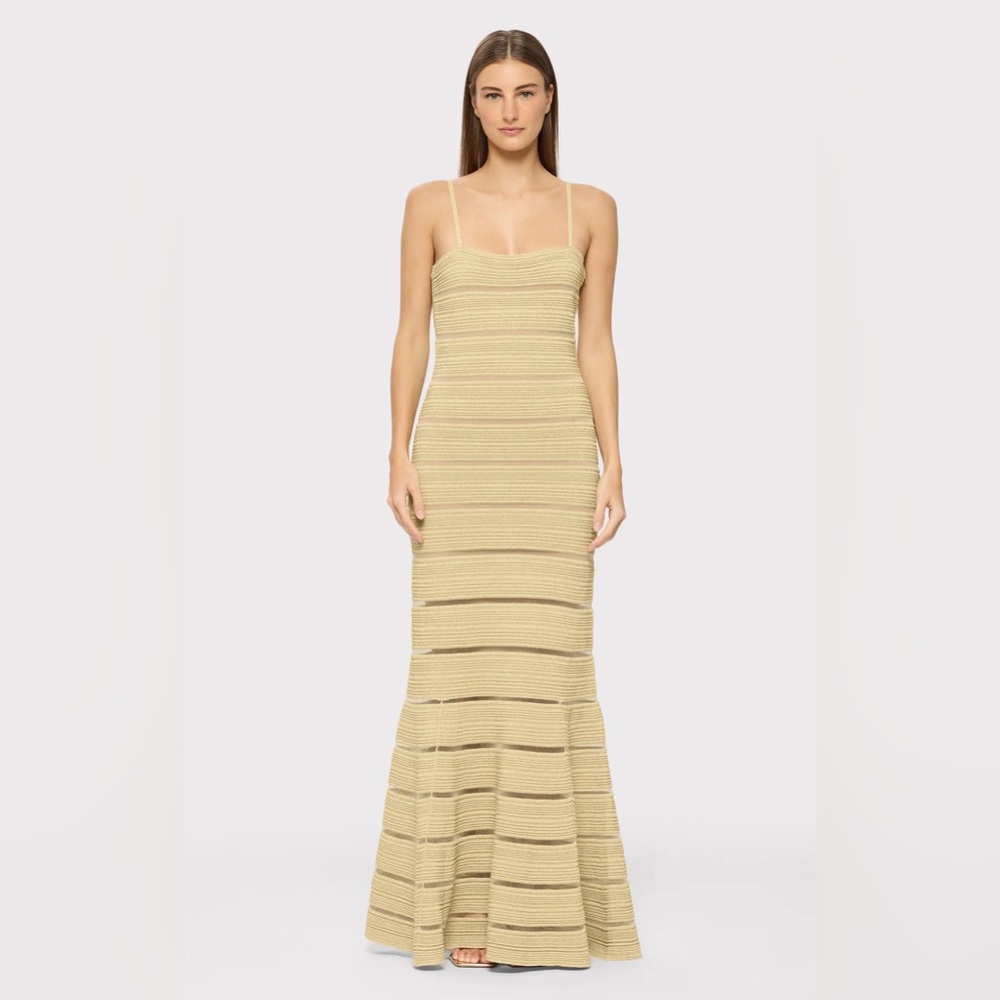Herve Leger STITCHED BANDAGE GOWN